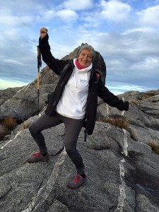 Karen reached the summit of Mount Kinabalu